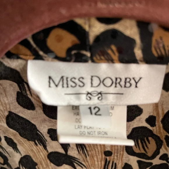 MISS DORY~EXOTIC~CARDIGAN~SIZE 12 - Picture 2 of 7